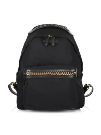 Shop Stella Mccartney Falabella Nylon Backpack In Black