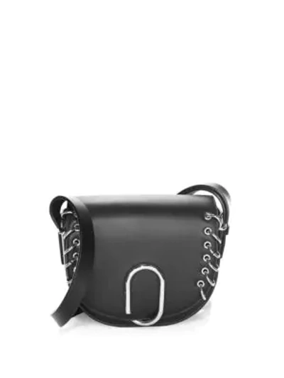 Shop 3.1 Phillip Lim / フィリップ リム Alix Mini Leather Saddle Crossbody Bag In Black