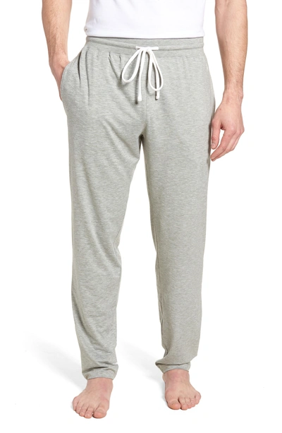 Shop Polo Ralph Lauren Therma Lounge Pants In Andover Heather/ Nevis