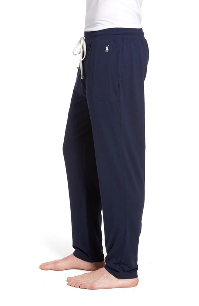 Shop Polo Ralph Lauren Therma Lounge Pants In Cruise Navy/ Nevis
