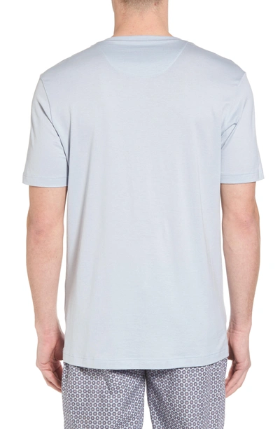 Shop Hanro Night & Day Crewneck T-shirt In Stone Blue