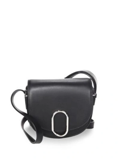 Shop 3.1 Phillip Lim Alix Leather Mini Saddle Bag In Black