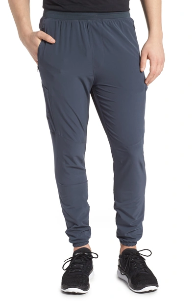 Shop Under Armour Perpetual Cargo Jogger Pants In Stealth Gray/ Black
