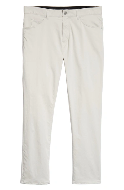 Shop Nike Dry Flex Slim Fit Golf Pants In Light Bone/ White