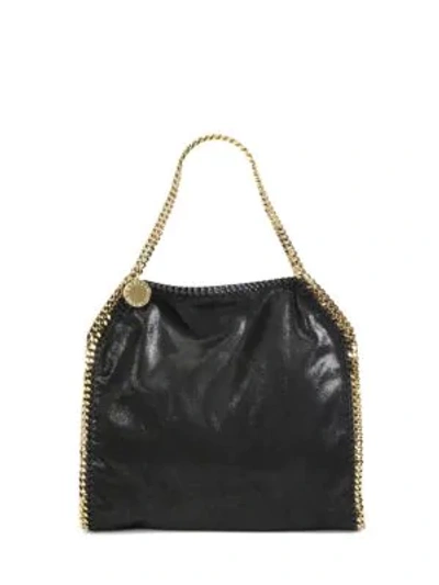 Shop Stella Mccartney Women's Falabella Two-chain Bag In Black