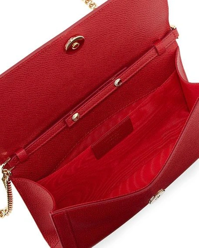 Shop Ferragamo Miss Vara Mini Crossbody Clutch Bag, Red