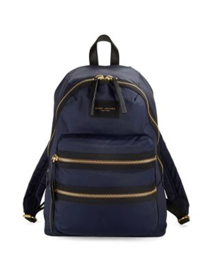 The Marc Jacobs Marc Jacobs Mini Biker Nylon Backpack In Midnight