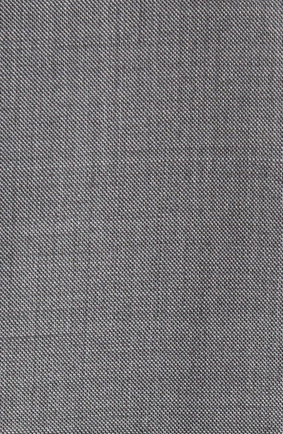 Shop Peter Millar Classic Fit Solid Wool Suit In Charcoal