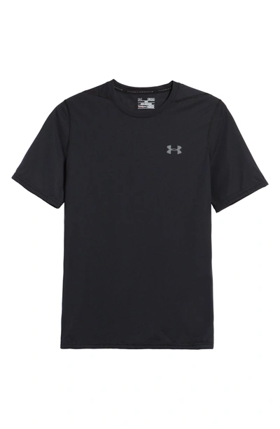 Shop Under Armour Regular Fit Threadborne T-shirt In Black