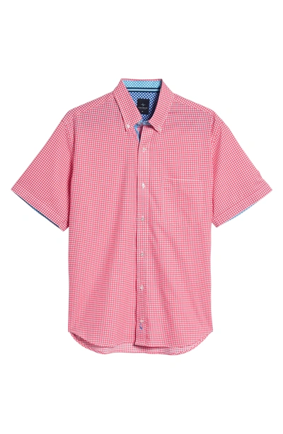 Shop Tailorbyrd Aden Regular Fit Sport Shirt In Coral