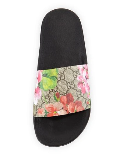 Shop Gucci Gg Blooms Supreme Slide Sandal In Multi