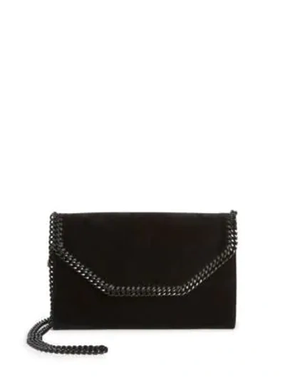 Shop Stella Mccartney Magnetic Shoulder Bag In Black