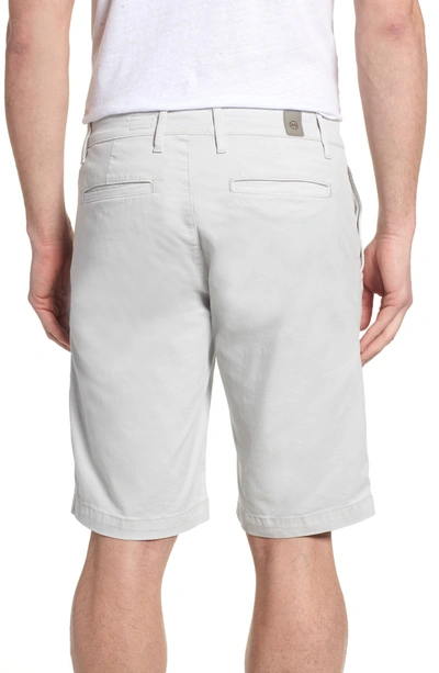 Shop Ag 'griffin' Chino Shorts In Pale Cinder