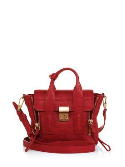 Shop 3.1 Phillip Lim / フィリップ リム Women's Mini Pashli Leather Satchel In Red