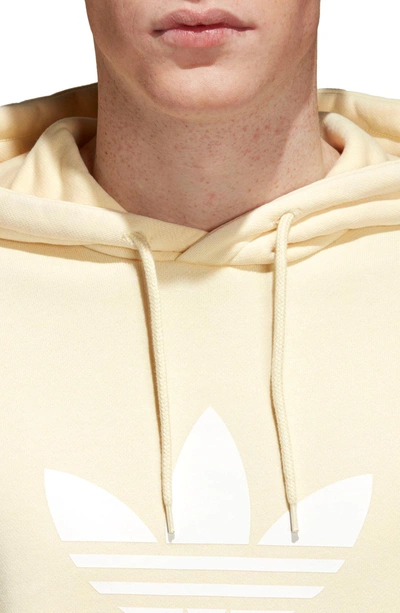 Shop Adidas Originals Trefoil Logo Hoodie In Missun