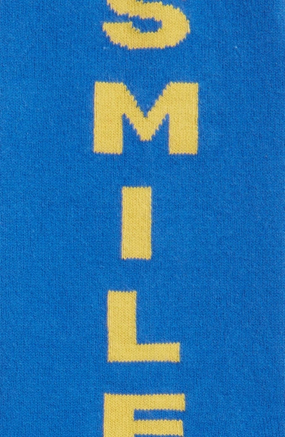 Shop Paul Smith Scribble Crew Socks In Blue/ Orange/ Yellow