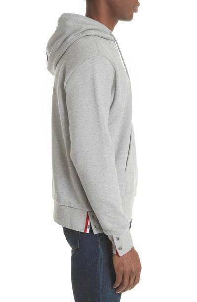 Shop Thom Browne Hoodie In Light Grey