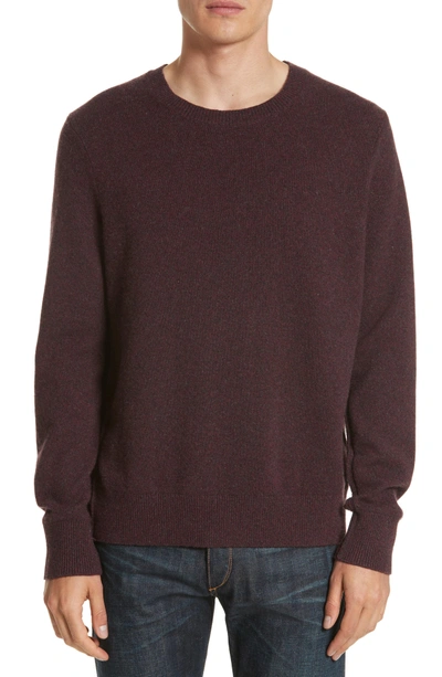 Shop Rag & Bone Holdon Cashmere Sweater In Burgundy