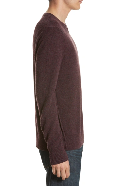 Shop Rag & Bone Holdon Cashmere Sweater In Burgundy