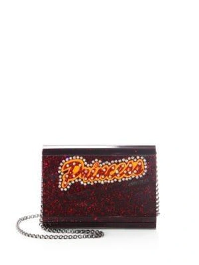 Shop Jimmy Choo Princess Mini Clutch In Vino