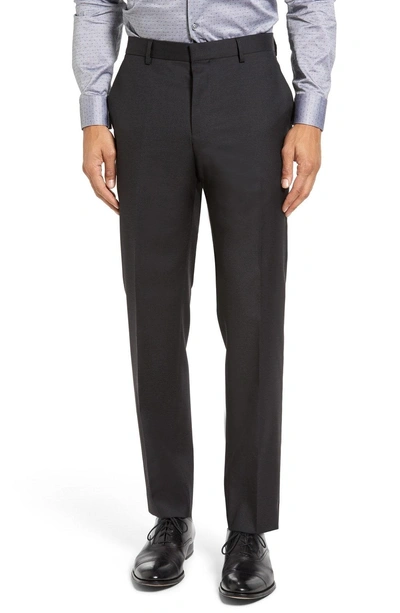 Shop Hugo Boss Huge/genius Trim Fit Wool Suit In Charcoal