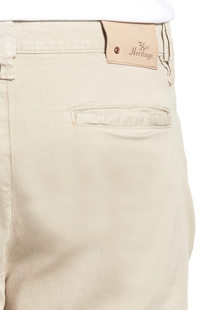 Shop 34 Heritage Nevada Twill Shorts In Stone Twill