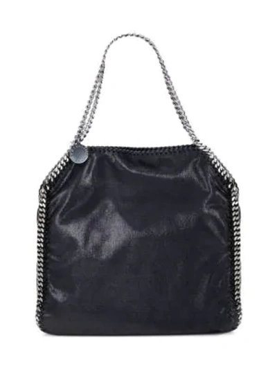Shop Stella Mccartney Falabella Two Chain Bag In Black