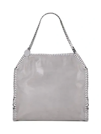 Shop Stella Mccartney Falabella Two Chain Bag In Grey