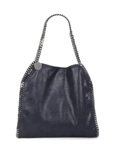 Shop Stella Mccartney Women's Falabella Two-chainbag In Navy