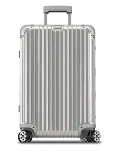 Shop Rimowa Hard Shell Spinner Luggage In Silver