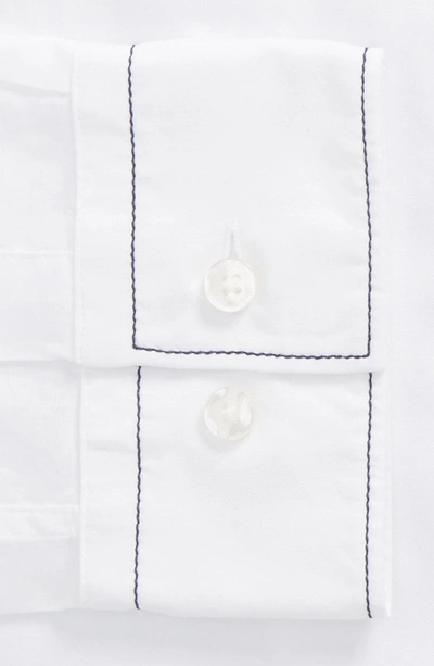 Shop Hugo Boss Jose Slim Fit Solid Dress Shirt In White