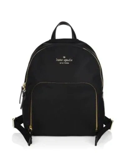Shop Kate Spade Watson Lane Hartley Nylon Backpack In Black