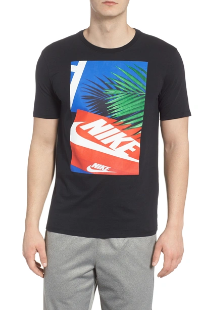 Shop Nike Sportswear Graphic T-shirt In Black