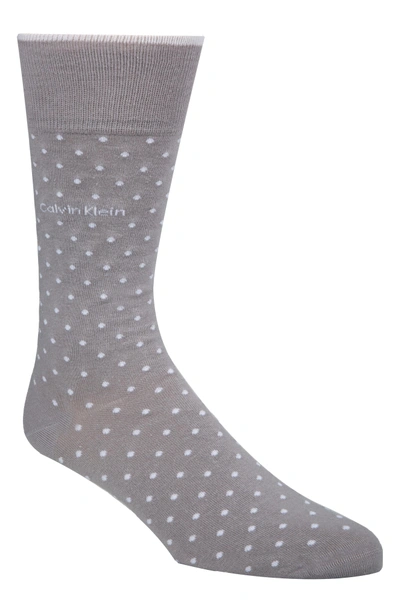 Shop Calvin Klein Dot Socks In Oxygen