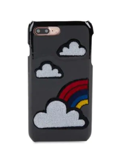 Shop Les Petits Joueurs Cloud Leather Phone Case In Multi
