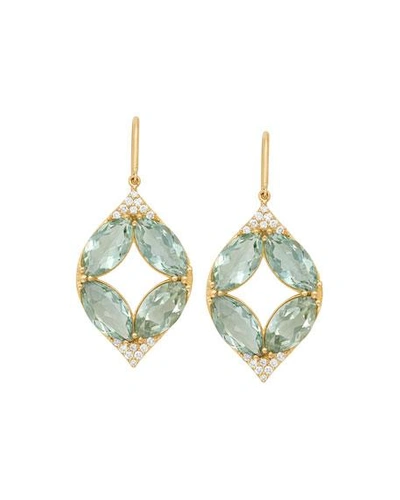 Shop Jamie Wolf Oval Aladdin Earrings In Gold