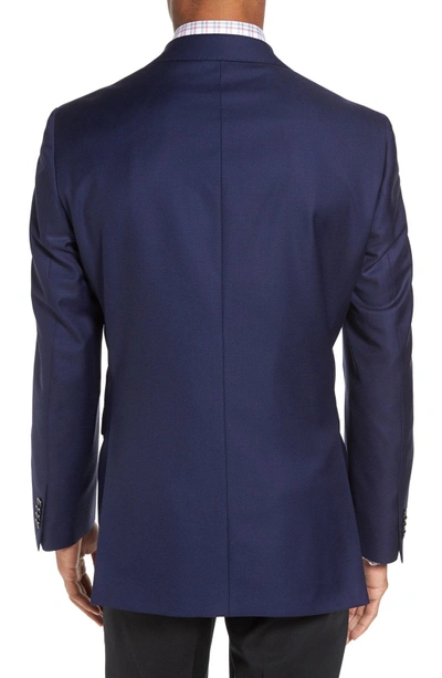 Shop David Donahue 'connor' Classic Fit Solid Wool Sport Coat In Navy