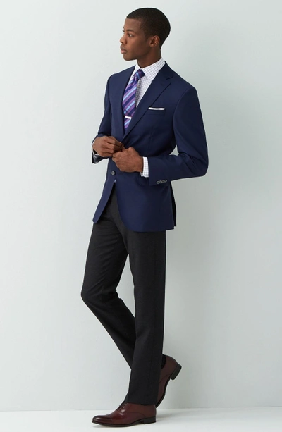 Shop David Donahue 'connor' Classic Fit Solid Wool Sport Coat In Navy