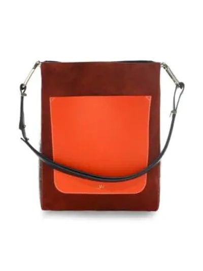 Shop Jason Wu Detailed Leather Tote In Chianti