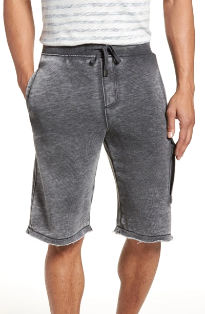 Shop Atm Anthony Thomas Melillo Atm Anthonythomas Melillo French Terry Sweat Shorts In Bleached Charcoal