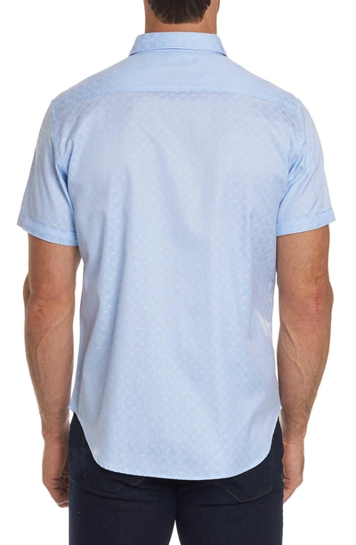 Shop Robert Graham Diamante Classic Fit Sport Shirt In Light Blue