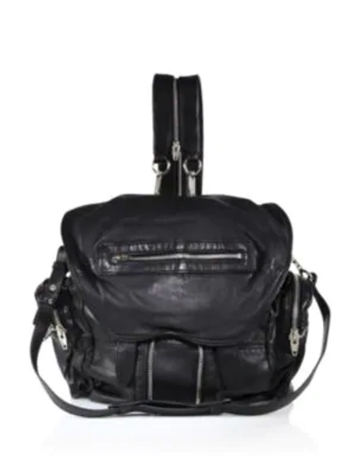 Shop Alexander Wang Marti Leather Backpack In Black