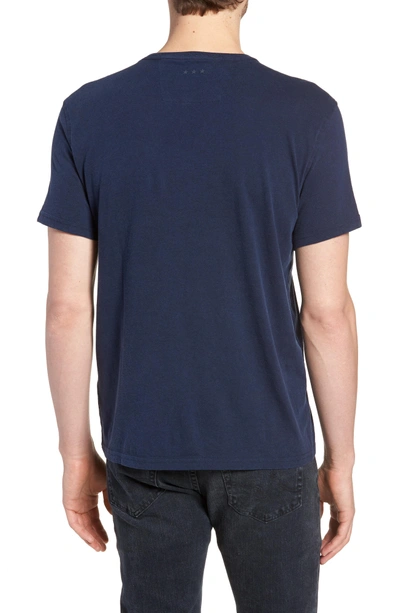 Shop John Varvatos Regular Fit Crewneck T-shirt In Navy