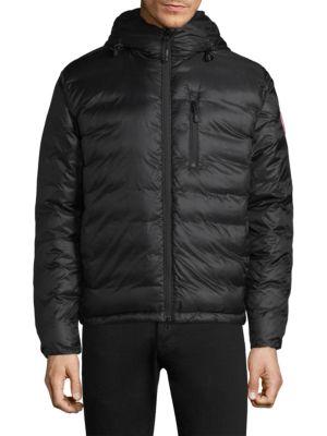 Canada Goose Lodge Hooded Puffer Jacket Fusion Fit In Black | ModeSens