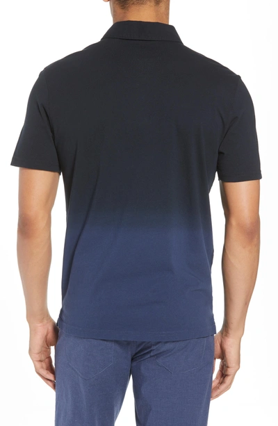 Shop Zachary Prell Capitol Dip Dye Polo In Navy