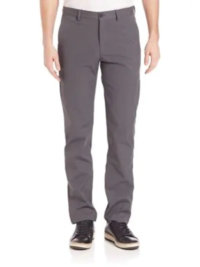 Shop Theory Men's Zaine Neoteric Slim-fit Pants In Grey