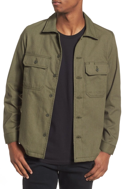 Shop Naked And Famous Work Shirt In Green