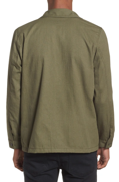 Shop Naked And Famous Work Shirt In Green