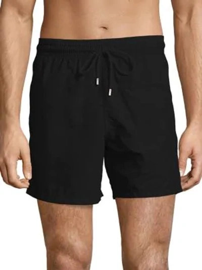 Shop Vilebrequin Men's Moorea Swim Shorts In Black