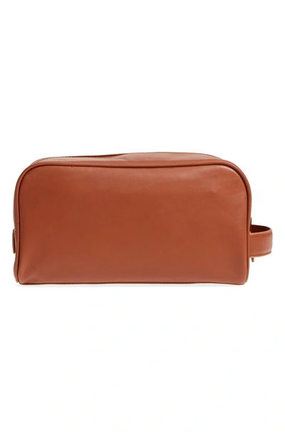 Polo Ralph Lauren Leather Dopp Kit In Whiskey | ModeSens